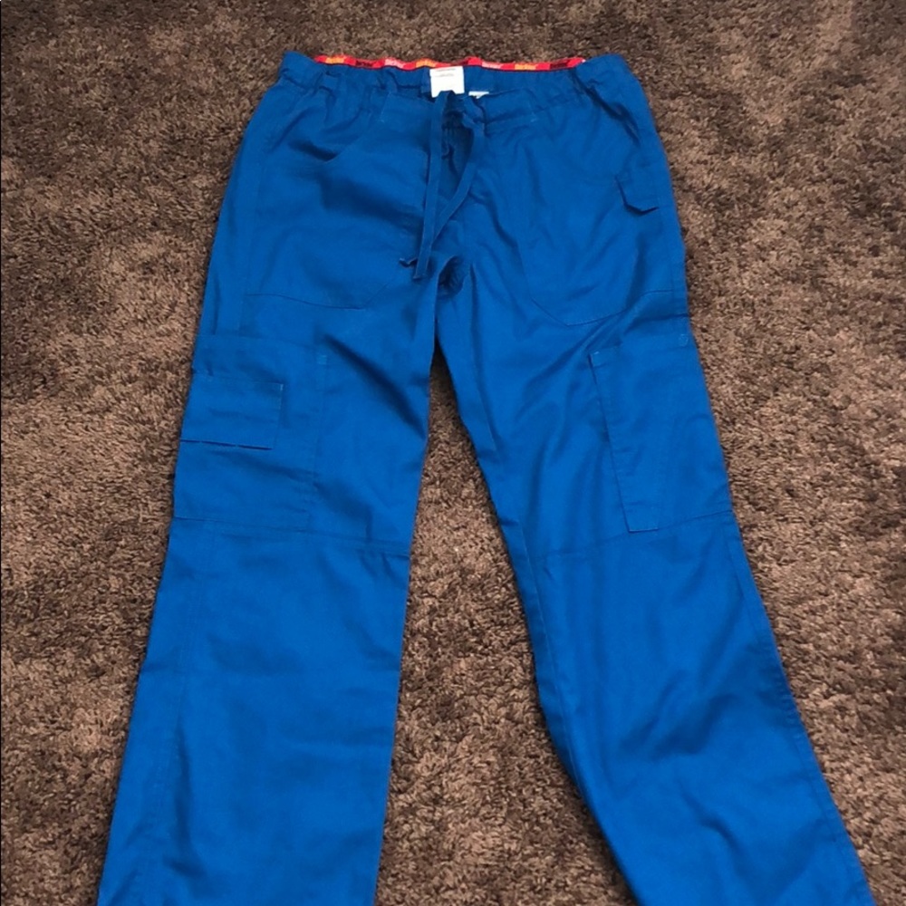 Petite Blue scrub pants